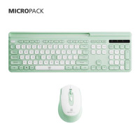 迈可派克无线键鼠套装KM-239W白绿、绿白