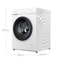 小米(mi) 滚筒洗衣机全自动10公斤家用洗脱一体 XQG100MJ103W 白色