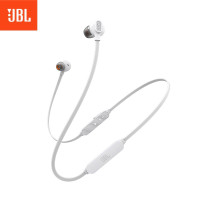 JBL C135BT 无线蓝牙耳机 入耳式运动颈挂式磁吸 优雅白