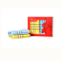金号 爱丁堡/婴幼儿A类标准系列-2双条毛巾彩盒装