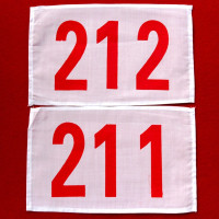 号码布 运动员号码布 运动会 运动会号码布 201-300