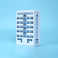 大厦建筑模型模型高楼模型大厦制作ABS拼装楼房 1:150商业大厦G09