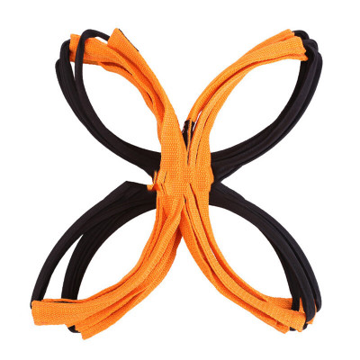 蝴蝶敏捷梯多功能足球训练梯家用器材橙色(10格)+收纳袋