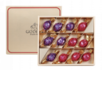 GODIVA礼盒 精选松露形巧克力礼盒12颗装120g