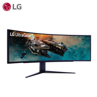 LG 49英寸 32:9 240Hz 1000R超宽曲面带鱼屏 显示器49GR85DC