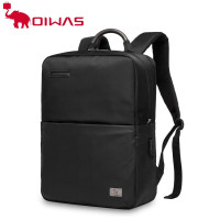 爱华仕(OIWAS)双肩包男士商务电脑背包 15寸笔记本包大容量学生书包旅行包4696G