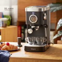 东菱(DonLim)咖啡机家用 意式半自动 20bar高压萃取 蒸汽打奶泡 DL-6400