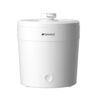 山水(SANSUI) 家用电煮锅电火锅迷你泡面桶 SMT-613 白色
