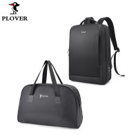PLOVER香港啄木鸟双肩包旅行包套装休闲包两件套GD820033-2A黑色
