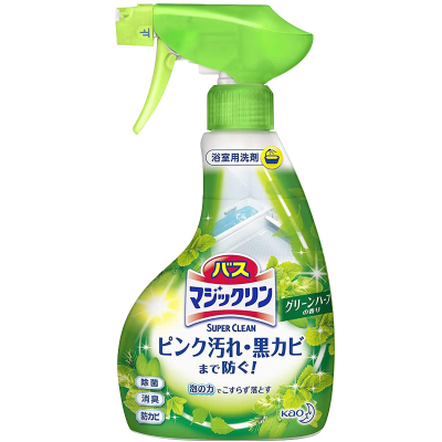 花王KAO浴室浴缸多用途清洁剂(绿色)草本380ml