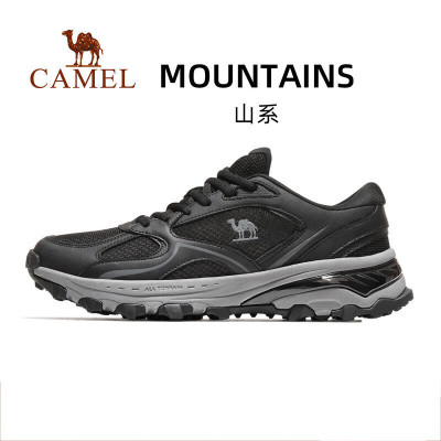 骆驼(CAMEL)[山系]运动鞋男士春季新款时尚休闲舒适透气缓震男跑鞋 X23S097017 鞋码请备注