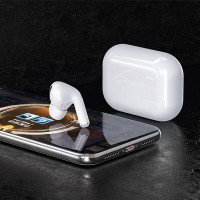 沃品(WOPOW)蓝牙耳机降噪 HIFI立体声高音质音乐游戏5S充续航时间长适用于苹果华为安卓 AirPro5 白色