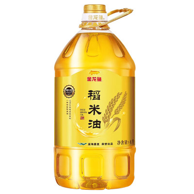 金龙鱼特选稻米油4L桶