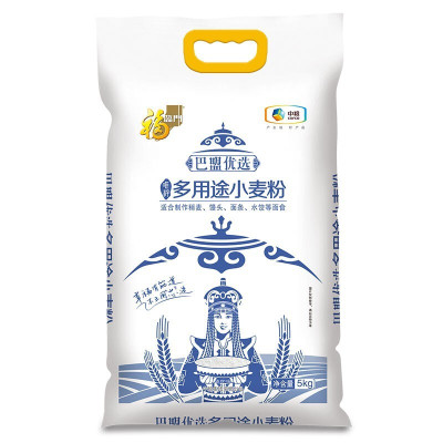 福临门 巴盟优选多用途小麦粉礼盒5kg