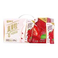 蒙牛真果粒牛奶饮品 草莓果粒250g*12盒(ty)