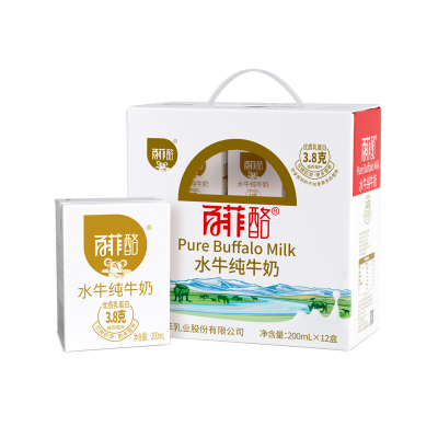 百菲酪 水牛纯奶 200ml*12盒(ty)