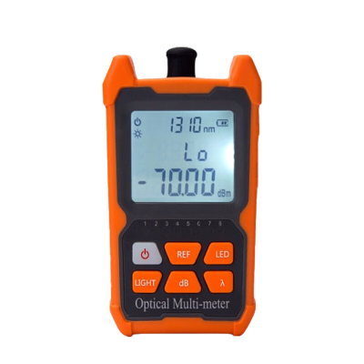 DINTHIN DS-207 锂电池光功率计 带网线测试功能 长112*宽66*厚30mm 1台 橙色