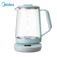 美的(Midea)智能多功能大容量养生壶电热水壶养身水壶玻璃MK-Y13P 薄荷绿