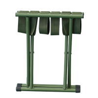 兵耀织带马扎 便携小凳子户外马扎军绿色 加厚款 绿色