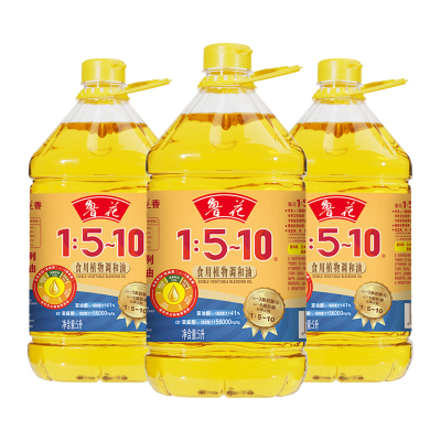 鲁花1:5-10食用调和油5L*3瓶