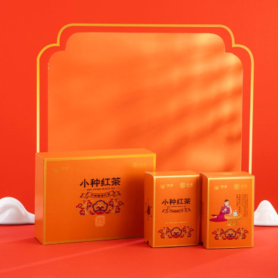 中茶海堤传奇系列-正山小种礼盒装送礼自饮红茶200g