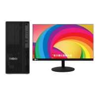 联想(ThinkStation)K 台式机电脑I5-12400/32G/1TB SSD/4G/莱酷23.8英寸/定制