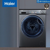 海尔(Haier)滚筒洗衣机全自动大筒径 精华洗10公斤大容量 高洁净超薄平嵌 EG100MATESL6