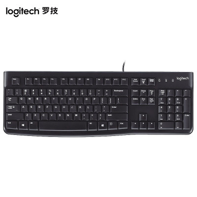 罗技(Logitech) K120 有线键盘 办公键盘