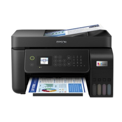 爱普生(EPSON)L5298 墨仓式 彩色喷墨传真一体机(打印 复印 扫描 wifi 传真) 办公打印