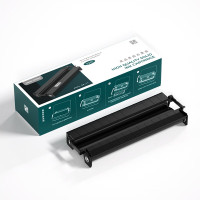 汉印GT1系列作业打印机专用优质耗材套装 高端小型学生作业打印机耗材 (GT1碳带四盒+800张A4纸)