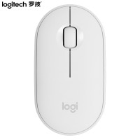 罗技(Logitech)Pebble鹅卵石 无线蓝牙鼠标 米白色 笔记本电脑鼠标