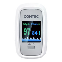 康泰(CONTEC)指夹式医用血氧仪脉搏血氧饱和度自测仪家用手指氧饱夹检测仪 CMS50D1-Pro