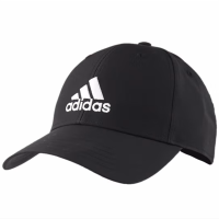 阿迪达斯棒球帽FK0891刺绣LOGO黑色款