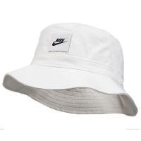 耐克NIKE渔夫帽男帽女帽白色休闲旅行遮阳帽运动帽盆帽CK5324-100
