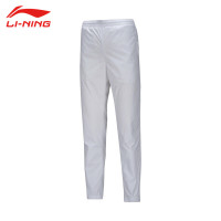 李宁LI-NING运动时尚舒适透气男子运动长裤AYKRA13-1标准白XL