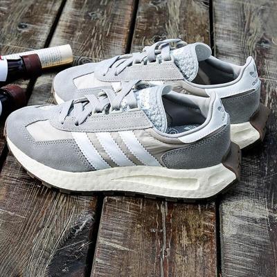 阿迪达斯(adidas) 三叶草休闲鞋男鞋女鞋新品RETROPY E5复古元祖灰慢跑鞋舒适老爹鞋Q47101