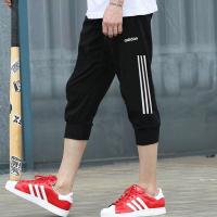 阿迪达斯(adidas) 男裤运动裤 夏季新款跑步训练健身裤子休闲透气舒适七分裤FQ9300