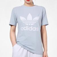 阿迪达斯(adidas) 三叶草女装春季休闲圆领透气运动短袖T恤GN2975