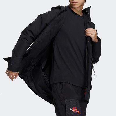 阿迪达斯(adidas)外套男装 2021春季CNY新年款加绒保暖运动服连帽夹克H37917