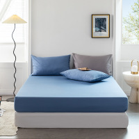 Jace50支新疆长绒棉床单纯色丝滑单人双人床垫保护套床笠单品