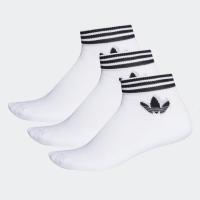 阿迪达斯(adidas)三叶草男女及踝短筒运动袜子EE1152