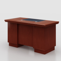 臻远ZY-BGZ-17办公桌木质贴皮油漆办公桌经理桌1.4米