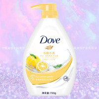 多芬(Dove)沁醒水透清爽美肤沐浴露含柚子+冰川水沐浴乳 沐浴露730g*1瓶