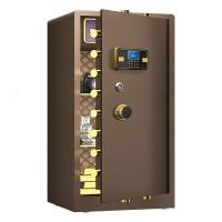 臻远ZY-NW-BXGS-65全钢实心保险柜办公防盗保险箱 高150cm咖色电子款