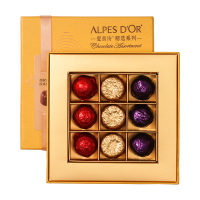 爱普诗(Alpes d'Or)三口味精选夹心巧克力99g-礼盒
