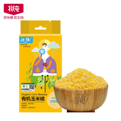 北纯 有机玉米碴380g(黑土稻草人)