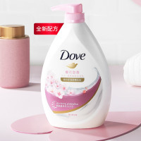 多芬(DOVE) 沐浴露 家庭装 深层营润680g+樱花甜香680g+浴球