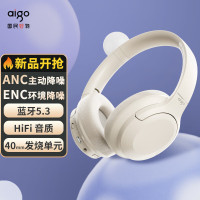 爱国者(AIGO) 头戴式蓝牙耳机WY100 米白色