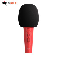 爱国者(AIGO) 音响一体麦克风话筒K2 中国红