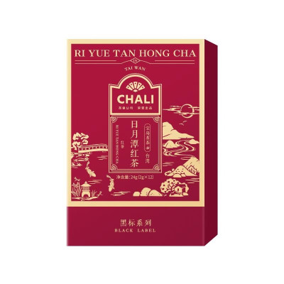 ChaLi 茶里黑标红茶系列-日月潭红茶盒装24g(2g*12袋)